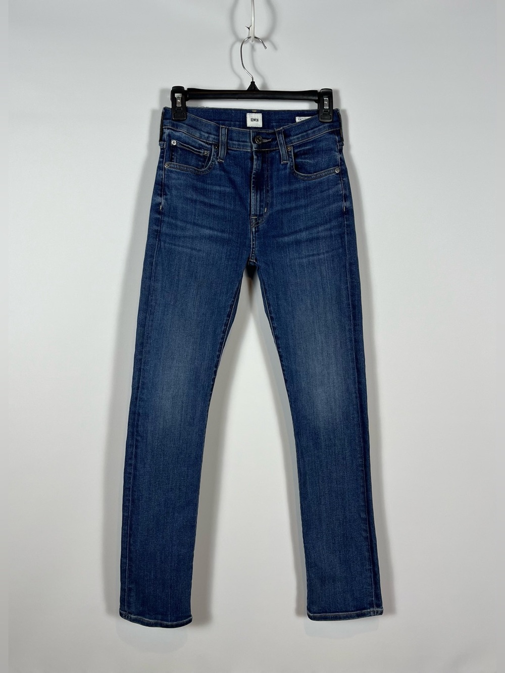 EDWIN Elin Straight Mid-Rise Jeans Women’s Size 24 Inseam 29”